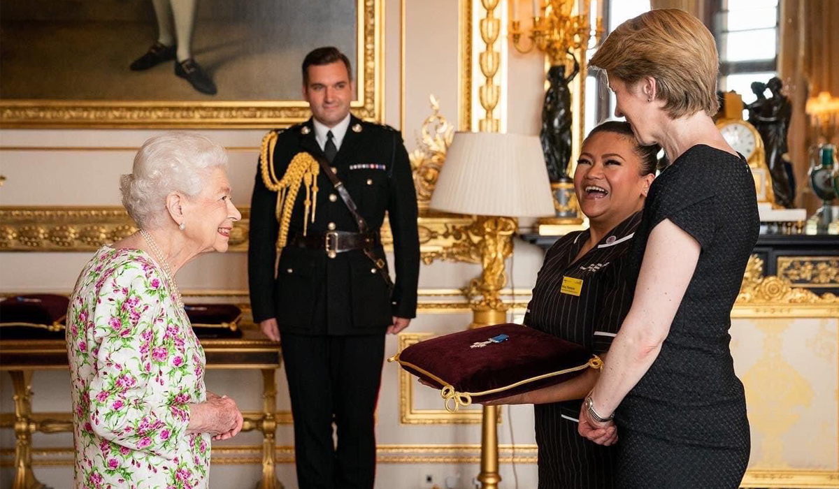 Why the Queen honoured this Filipina nurse